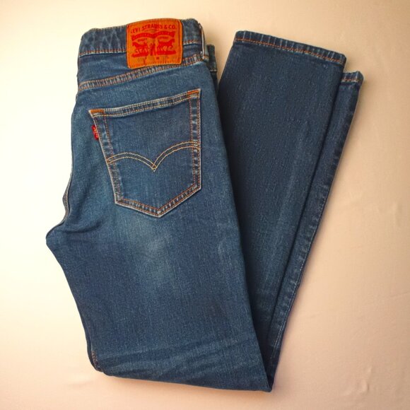 Mens Levi's 511 Slim Fit Jeans Size 31x30 Medium Dark Wash - Picture 1 of 10
